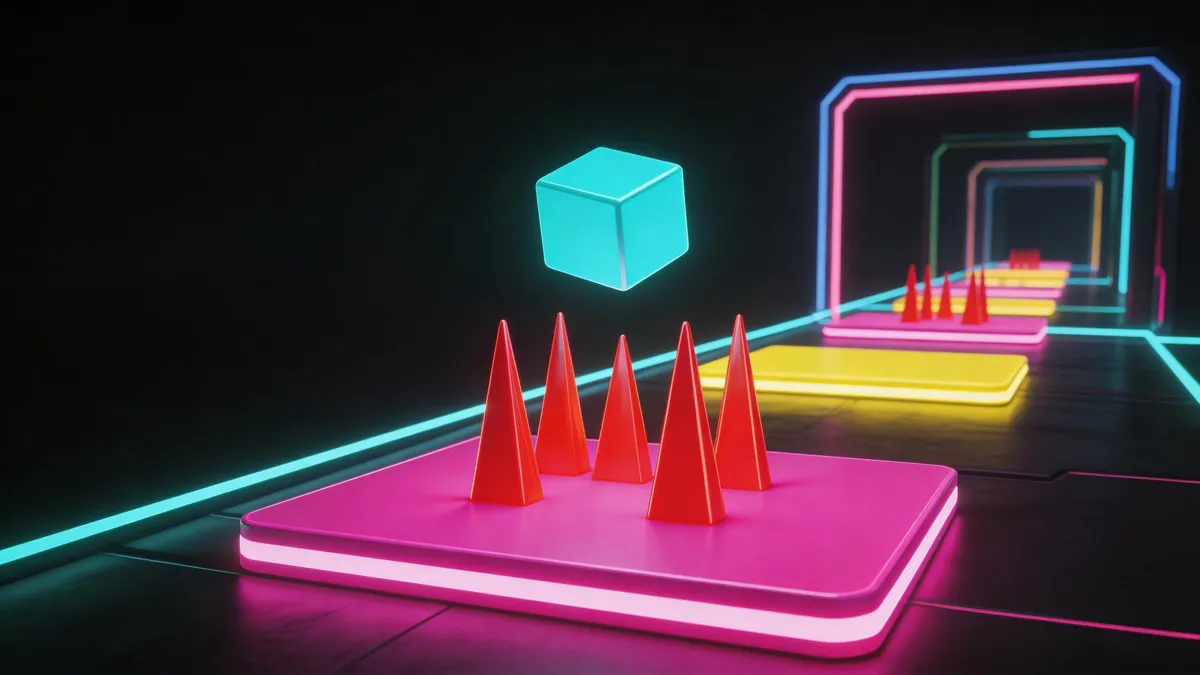 Geometry Lite gameplay