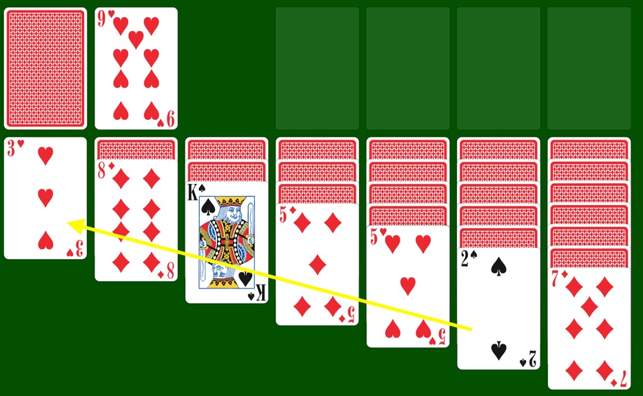 Google Solitaire game play free online, Google Doodle Solitaire